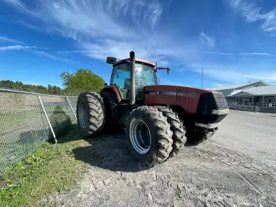 2002 CASE IH MX220 MAGNUM TRACTOR STOCK #RC084 200 ENGINE HP 185 PTO HP 1000 RPM PTO 18 SPEED POWER...