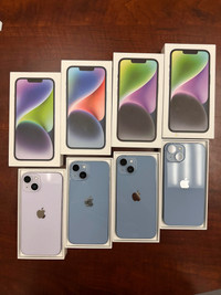 iPhone 14 128GB,256GB & 512GB with warranty - UNLOCKED