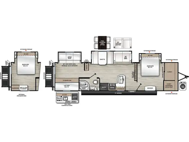 2023 Catalina 343BHTS in Travel Trailers & Campers in Sudbury - Image 25