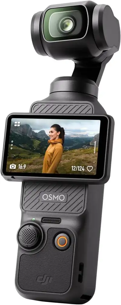 DJI Osmo Pocket 3, Vlogging Cameras with 1'' CMOS & 4K/120fps Vlog Camera, 3-Axis Stabilization, Fas...