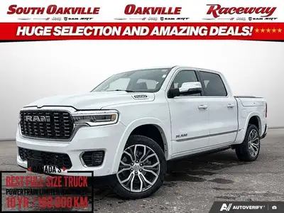 CREW CAB 4X4, HEATED & VENTED PREMIUM LEATHER BUCKET SEATS, MULTI-FUNCTION TAILGATE, BED UTILITY GRO...