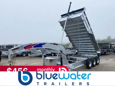 SALE!! REGULAR $23,145 NOW ONLY $22180!! K-Trail Galvanized Gooseneck Expert Dump Series Trailer 23,...