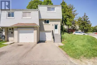 Welcome To This Beautifully Maintained End-Unit Townhouse, Much Like A Semi, In A Family Friendly Ne...