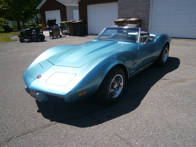 1975 corvette stingray décapotable match number 45130 miles