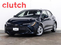 2019 Toyota Corolla Hatchback S w/ SE Pkg w/ Apple CarPlay, Heat