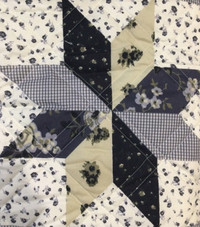 Ashley Cooper Quilt only Blue and white 
