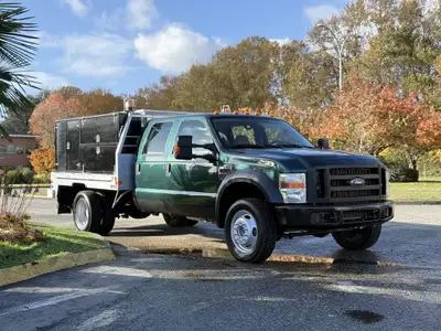 2008 Ford F-550 4x4 Powerstroke 6.4L Water Tank Service Boxes Overall Vehicle Measurements 23 Foot L...