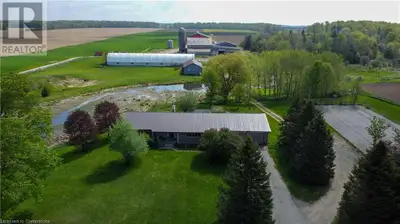 Welcome to this beautifully maintained brick bungalow situated on over 15 acres of scenic countrysid...