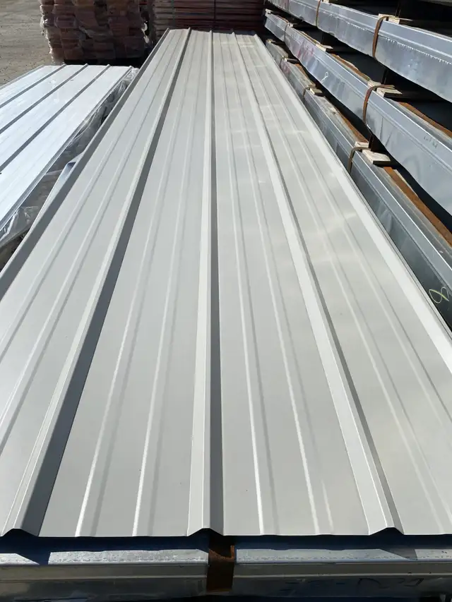 NEW 29 GA LIGHT GRAY STEEL SIDING SHEET in Roofing in Medicine Hat - Image 5