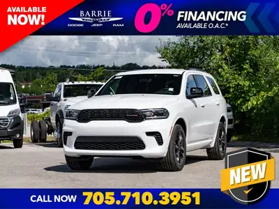 Welcome to Barrie Dodge Chrysler Jeep. The 2026 Dodge Durango is a bold and versatile midsize SUV de...