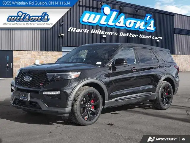 2022 Ford Explorer ST 4WD | Split Leather Buckets | Pano Roof in Cars & Trucks in Guelph - Image 2