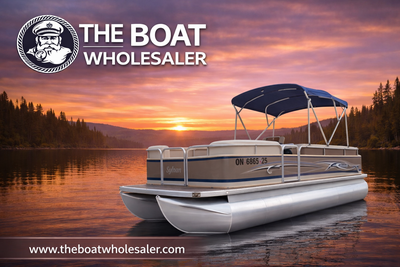 REPOWERED VALUE – 2005 SYLVAN MIRAGE 20’ PONTOON – 2023 SUZUKI EFI – ONLY 70 HOURS NEWER MOTOR • WAR...