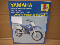 NOS Haynes Manual #2662 Yamaha YZs unopened