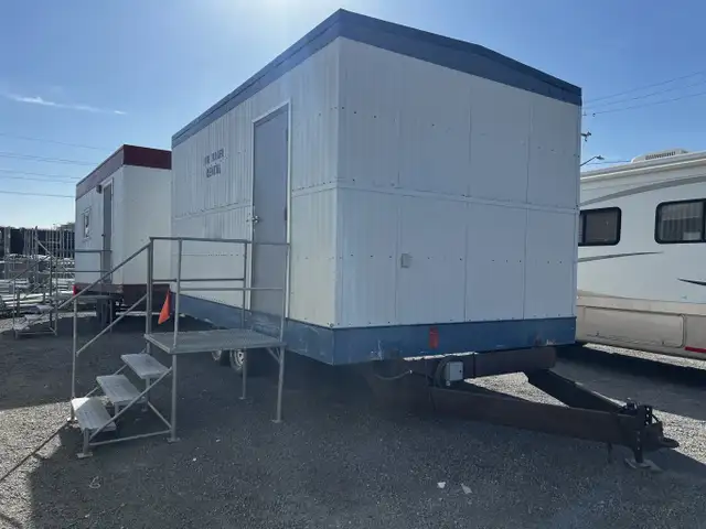 18ft x 10ft Office Trailer - Jobsite Trailer #11098 BP in Heavy Equipment in Edmonton - Image 3