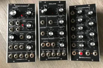 5U modular synthesizer, View more