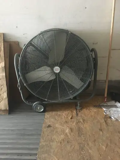 Canarm Pivoting Drum Fans:42" 14k CFM , 36" 10k CFM, 36" 10k CFM. Sure Flame FN20C 5,000 CFM For ren...
