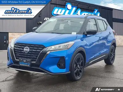 Look at this certified 2024 Nissan Kicks SR | Leather | Heated Seats + Steering | 360 Cam | Bose Aud...