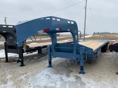 2025 Precision Gooseneck Trailer 30' deck / 25' + 5' beavertail 2 - 10,000 lb axles Electric brakes...