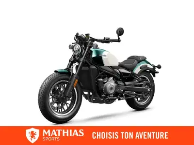 Concessionnaire des véhicules neufs et d'occasion. Cruiser CF MOTO 450CL-C 2026 Un siège solo un rés...