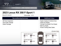With only 30,00kms, the 2023 Lexus RX 350 marks the debut of the fifth-generation redesign, moving t... (image 1)