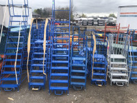 (LOWEST PRICE) NEW AND USED ROLLING LADDERS.
