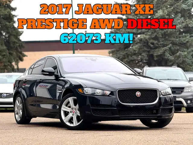 2017 Jaguar XE Prestige/diesel/ ONE OWNER/62073 km! CERTIFIED!