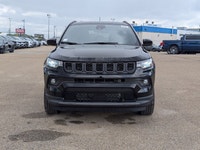 The 2026 Jeep Compass North in Diamond Black Crystal Pearl with a Black interior combines bold style... (image 9)