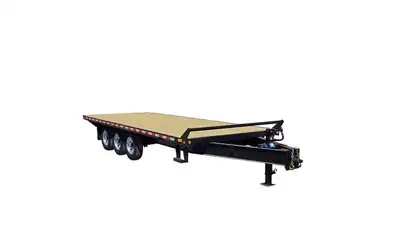 2026 Canada Trailers 102x24-21KTR Straight deck tri axle GVWR 22680lbs. This heavy duty commercial g...