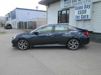 2019 Honda Civic Touring with only 74,399km! Equipped with remote keyless entry, power windows, blue... (image 4)