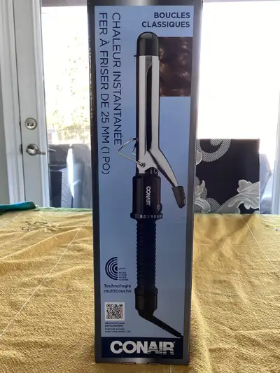 CONAIR INSTANT HEAT 1" CURLING IRON, View more