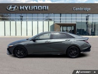 The crisp 2025 Hyundai Elantra N Line Ultimate, sporting a dynamic Amazon Grey exterior and a sophis... (image 1)
