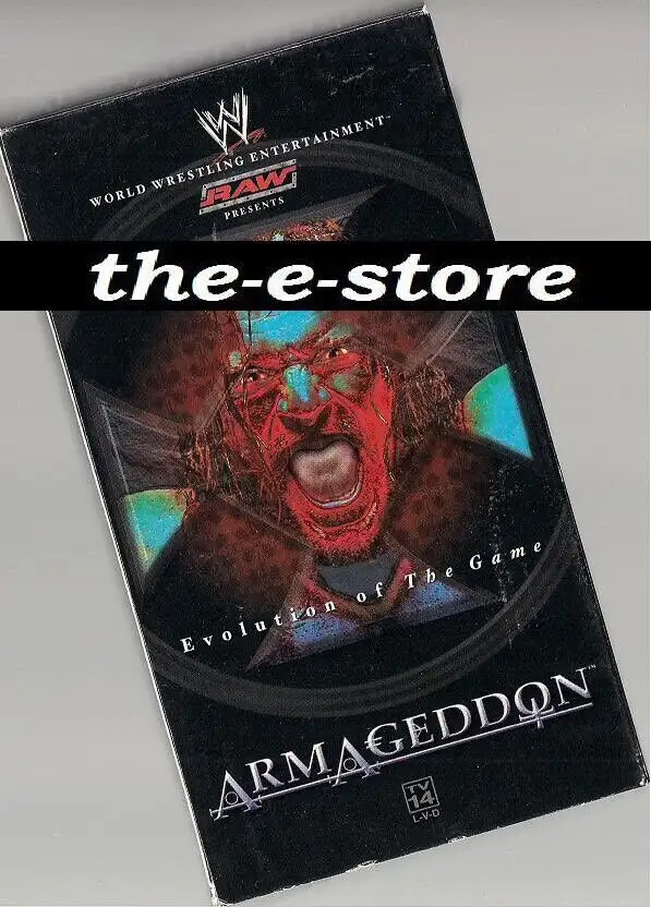 Wrestling VHS/DVD 2003 - ARMAGEDDON. WWE/WWF/WCW/NWA/TNA/UFC.
