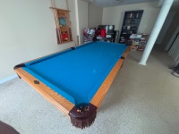 Pre-owned 4x8’ Stallion Billiard Table – 1” Slate - Solid Oak Guelph Ontario Preview