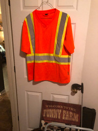 New safety high visibility t-shirt New-never worn