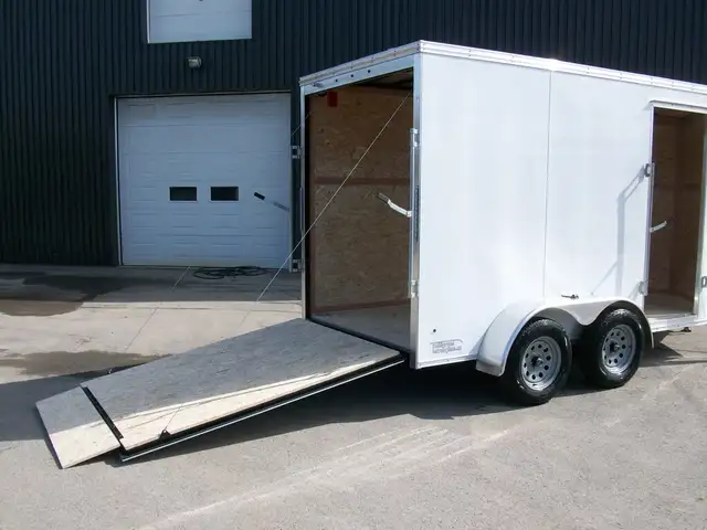 2025 Weberlane CARGO 6' X 12' V-NOSE 2 ESSIEUX RAMPE VTT MOTO TR in Cargo & Utility Trailers in Laval / North Shore - Image 10