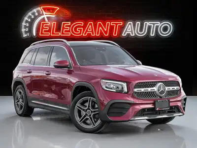 2020 Mercedes Benz GLB 250 Red Exterior on Red Interior comes with Navigation, Sunroof, Blind Spot D...