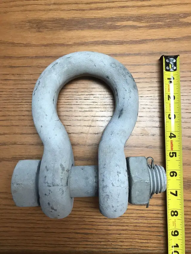 Clevis D-Shackel 1   1/2"(galvanisé) manille in Other in Drummondville - Image 3