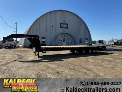 2026 Canada Trailers 102in. x 25in. + 5in. 24K - (2) 12,000# Axles - 25,920# GVWR - 7812# Curb Weigh...