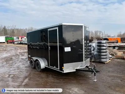 Haulmark Passport Deluxe 7'x14' Enclosed Cargo Trailer - Loaded with standard features like 6'6in. I...