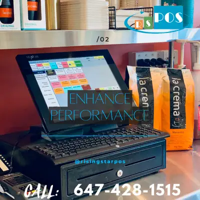 ✅ POINT OF SALES WITH FREE CASH DRAWER Call 647-428-1515 GET Point of Sale for all business Like Piz...