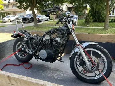 1983 Honda Shadow VT 750 No idea if it runs or the condition or how it became to be like this. For p...