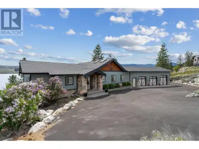 Imagine owning this home! Magnificent waterfront home situated on beautiful Nicola Lake with breatht...