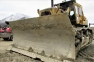 1980 Cat D9H Angle Dozer Eclosed ROPS Cab 4 Barrel Single Shank Rippe 50% U/C Condition Fair Powered...