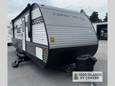 Dutchmen RV Aspen Trail LE travel trailer 26BH highlights: Double Entry Bedroom Double-Size Bunk Bed...