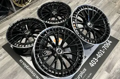 Replica AMG Black-Machined Lip Wheels Fits Mercedes GLE, GLS SUV Available Sizes: Wheel Size: 22x9.0...