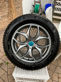 Michelin X-Ice North 4  pre  studded 255/55R18 plus mug tires