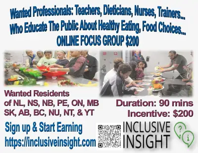 WANTED Teacher/Dieticians/Nurses Healthy EAT Paid study $200 SJN, View more