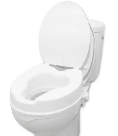 BRAND NEW - PEPE - Toilet Seat Riser with Lid (4 inch Height)..., View more