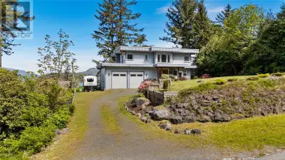 Outstanding ocean views of Seymour Narrows captivate from within this beautifully designed and custo...
