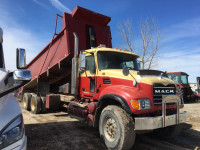 2002 Mack Granite pre emission +2015 International WorkStar Dump